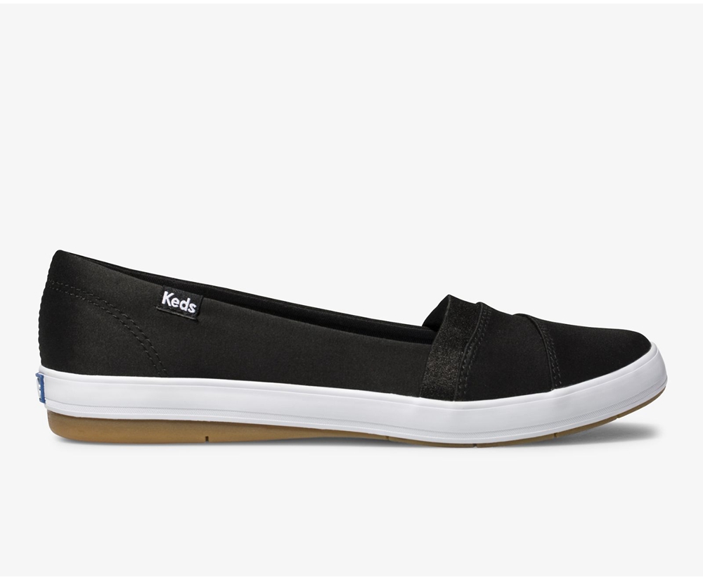 Womens Keds Slip Ons - Carmel - Black - 2341-BTSKU